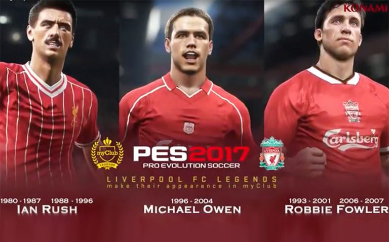 Liverpool Legends join Pro Evo